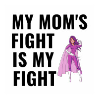 My Moms Fight Is My Fight Breast Cancer Awareness Crop Top | Artistshot