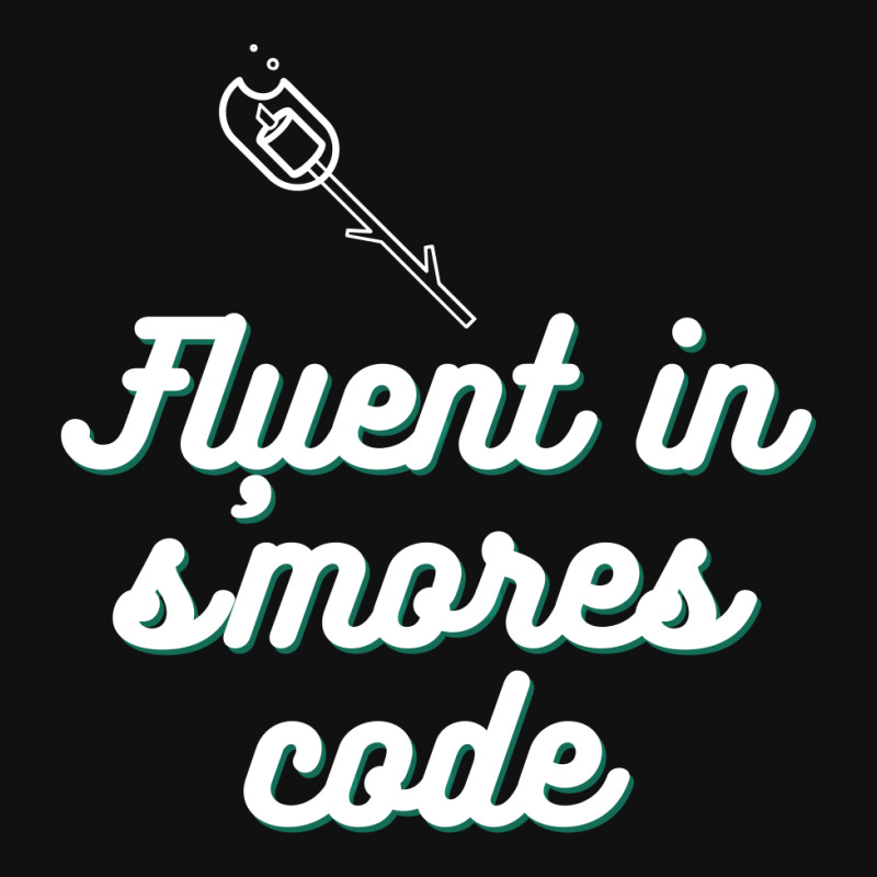 Fluent In S'mores Code White Baby Bibs | Artistshot