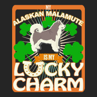 Alaskan Malamute T  Shirt My Alaskan Malamute Is My Lucky Charm   Gift Unisex Hoodie | Artistshot