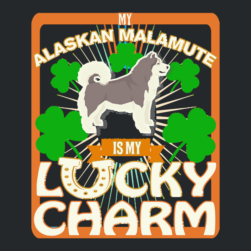 Alaskan Malamute T  Shirt My Alaskan Malamute Is My Lucky Charm   Gift Crewneck Sweatshirt | Artistshot