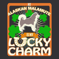 Alaskan Malamute T  Shirt My Alaskan Malamute Is My Lucky Charm   Gift Vintage Hoodie | Artistshot