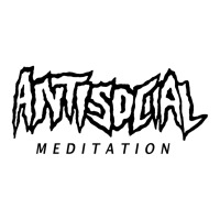 Antisocial Meditation Font [tw] Men's Long Sleeve Pajama Set | Artistshot