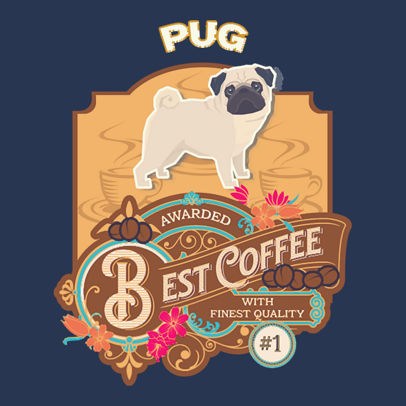 Mom T  Shirt Pug Best Coffee   Dog Owner Coffee Lover Gifts T  Shirt ( Men Denim Jacket | Artistshot