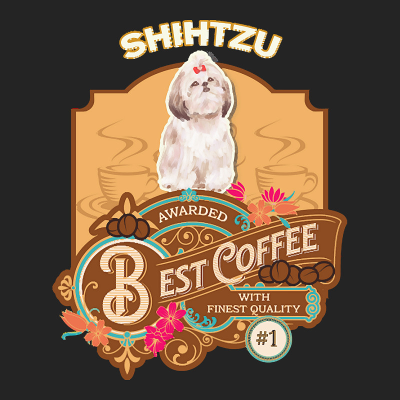 Mom T  Shirt Shihtzu Best Coffee   Dog Owner Coffee Lover Gifts T  Shi 3/4 Sleeve Shirt | Artistshot