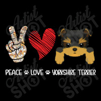 Peace Love Yorkshire Cropped Hoodie | Artistshot