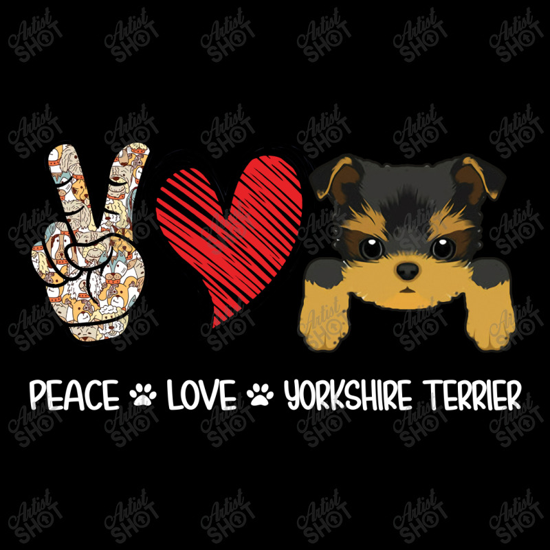 Peace Love Yorkshire Cropped Hoodie by hoainv | Artistshot