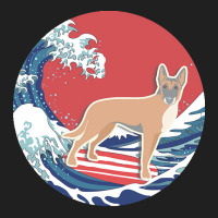 Belgian Malinois T  Shirt Belgian Malinois Gifts   Ocean Waves Surfing Ladies Polo Shirt | Artistshot