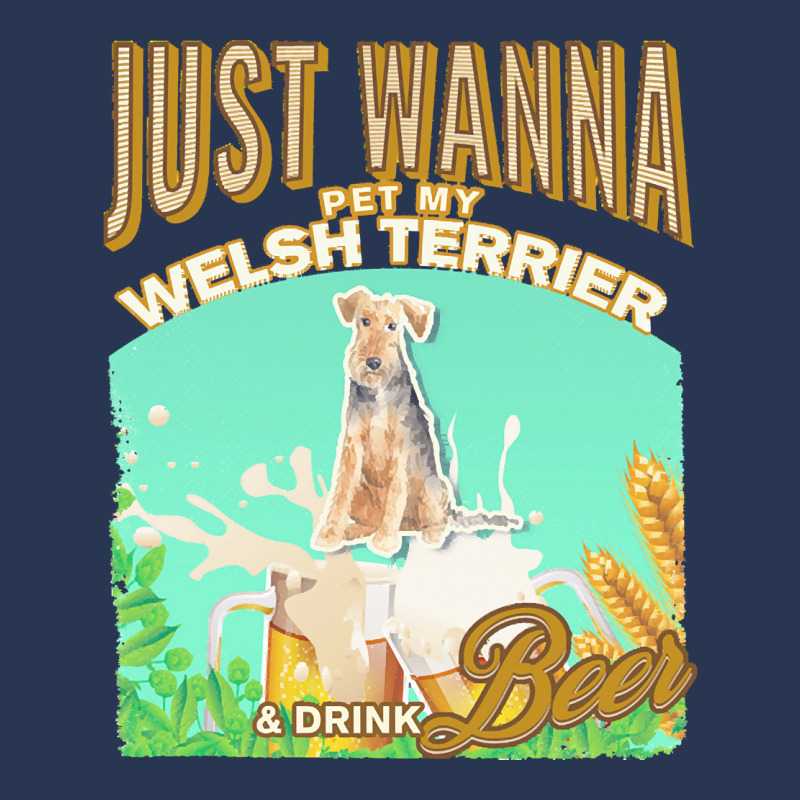 Welsh Terrier T  Shirt Dog Owner, Just Wanna Pet My Welsh Terrier & Dr Men Denim Jacket | Artistshot