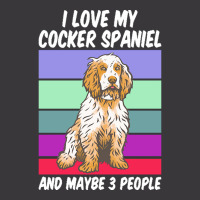 Cocker Spaniel T  Shirt I Love My Cocker Spaniel And Maybe 3 People, V Ladies Curvy T-shirt | Artistshot