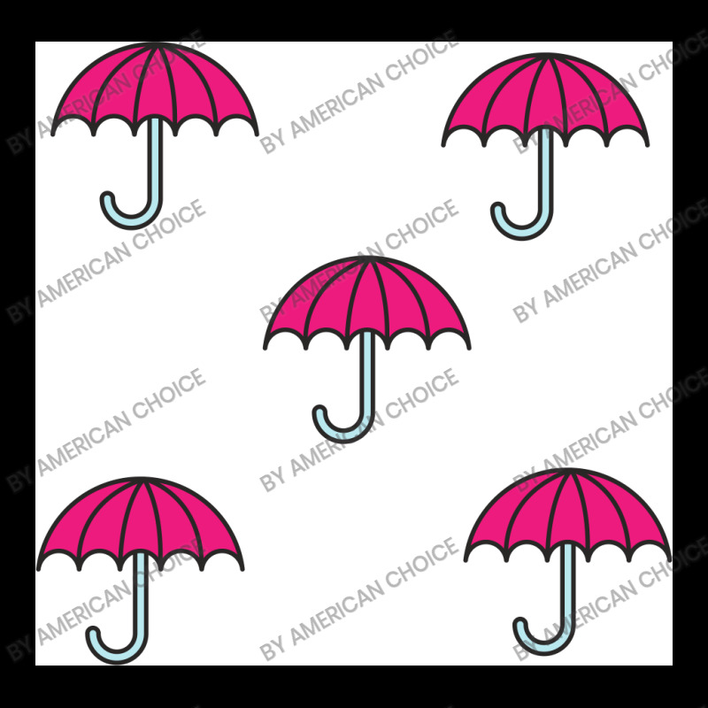 The Pink Umbrellas Cropped Hoodie by American choice | Artistshot