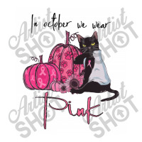 Breast Cancer In October We Wear Pink Cat Baby Bodysuit | Artistshot