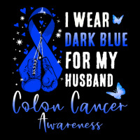 I Wear Dark Blue For My Husband T  Shirt I Wear Dark Blue For My Husba V-neck Tee | Artistshot