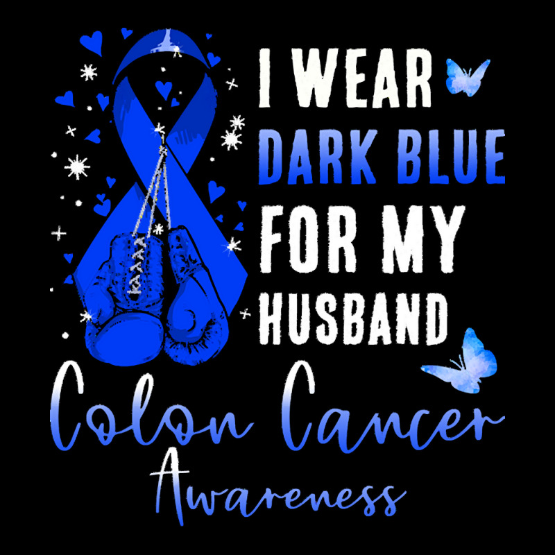 I Wear Dark Blue For My Husband T  Shirt I Wear Dark Blue For My Husba V-neck Tee | Artistshot