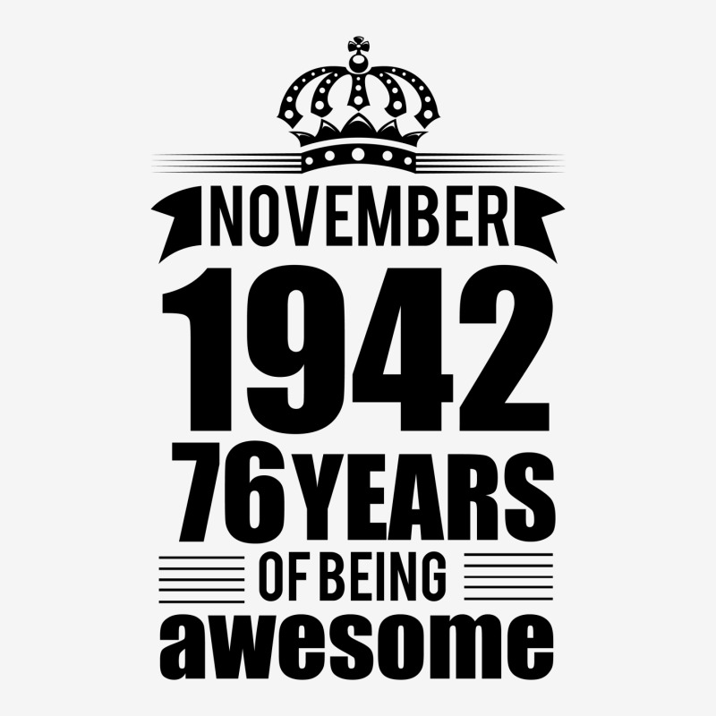 November 1942 76 Years Of Being Awesome Weekender Totes | Artistshot