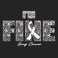 Lung Cancer Awareness T  Shirt Lung Cancer Awareness Fine Ribbons   In 3/4 Sleeve Shirt | Artistshot