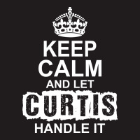 Keep Calm And Let Curtis Handle It Waist Apron | Artistshot