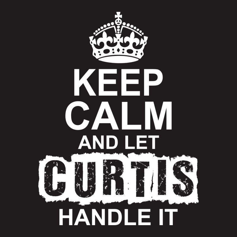 Keep Calm And Let Curtis Handle It Waist Apron | Artistshot