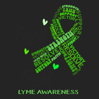 Lyme Awareness T  Shirt Lyme Awareness Her Fight Is Our Fight 2 3/4 Sleeve Shirt | Artistshot