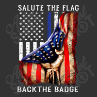 Salute The Flag Back The Badge Baby Bodysuit | Artistshot