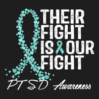 Ptsd Awareness T  Shirt Their Fight Is Our Fight P T S D Awareness T Classic T-shirt | Artistshot