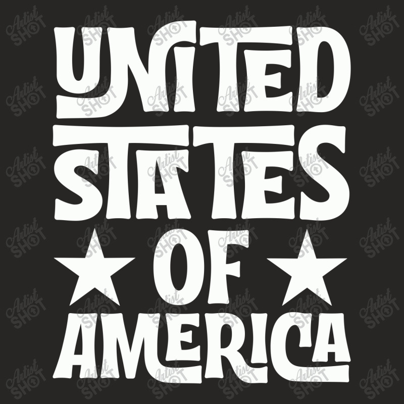 United States Of America Ladies Fitted T-Shirt by tiococacola | Artistshot