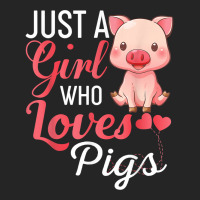 Just A Girl Who Loves Pigs Shirt Funny Pig Gift T Shirt Unisex Hoodie | Artistshot