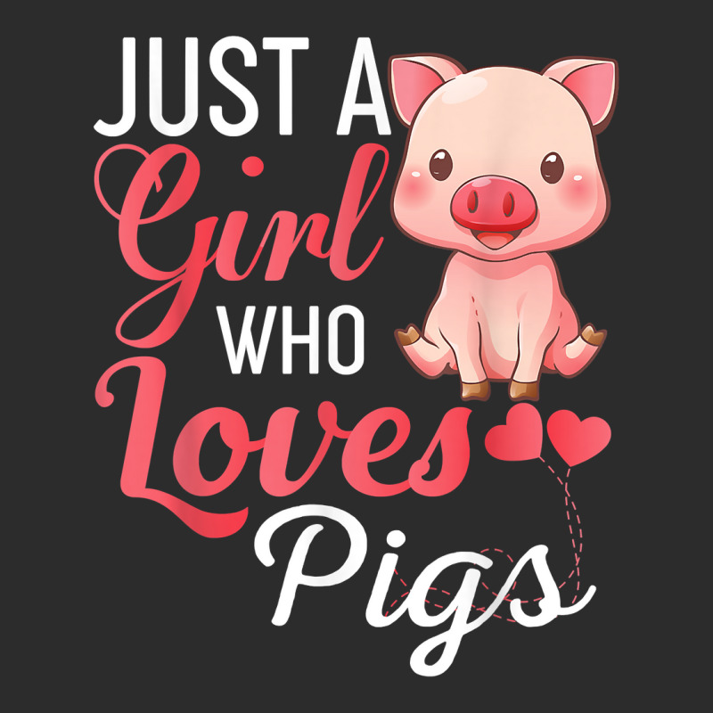 Just A Girl Who Loves Pigs Shirt Funny Pig Gift T Shirt Exclusive T-shirt | Artistshot