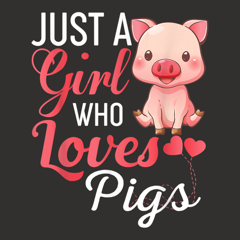 Just A Girl Who Loves Pigs Shirt Funny Pig Gift T Shirt Champion Hoodie | Artistshot