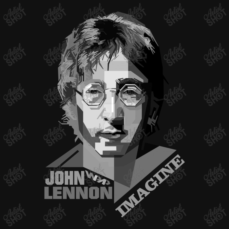 Lennon Face Mask Rectangle | Artistshot
