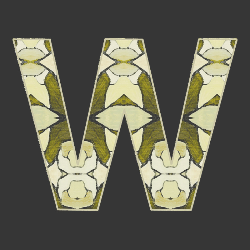 Letter W T  Shirt Letter W Monogram Olive Green Abstract Pattern Paint Toddler Hoodie | Artistshot