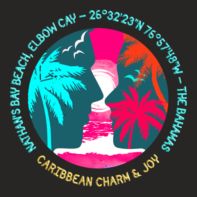 Nathans Bay Beach T  Shirt Nathan’s Bay Beach, Elbow Cay, The Bahama Ladies Fitted T-Shirt by shanie31601 | Artistshot