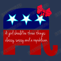 A Girl Should Be Classy Sassy And Republican  Classic T S Men Denim Jacket | Artistshot