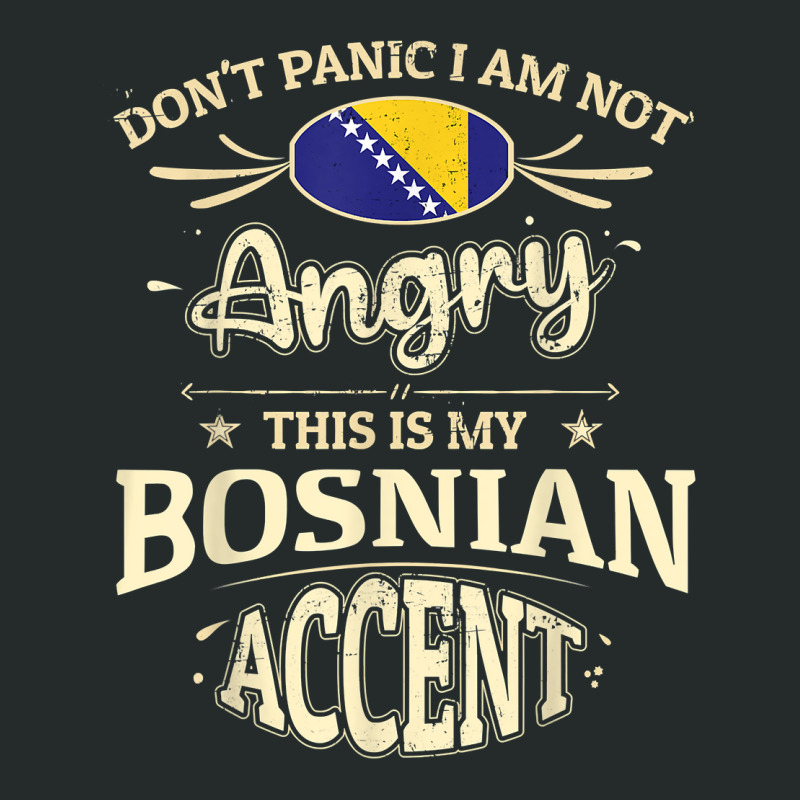 Bosnia & Herzegovina Flag Souvenirs For Bosnians Men & Women T Shirt Women's Triblend Scoop T-shirt by atereabag | Artistshot