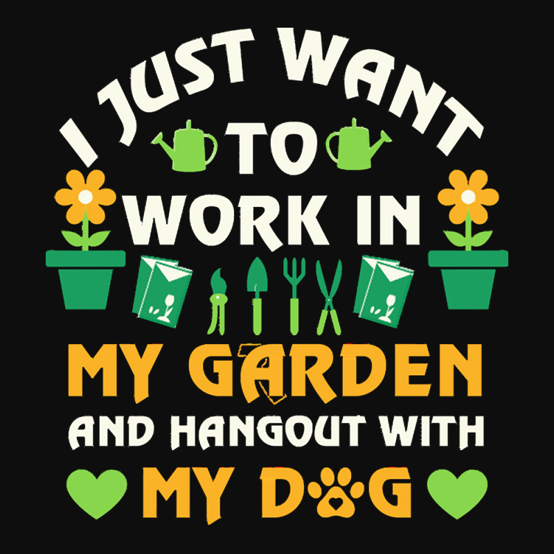 I Just Want To Work In My Garden T  Shirt I Just Want To Work In My Ga Crop Top by madisonupton37 | Artistshot