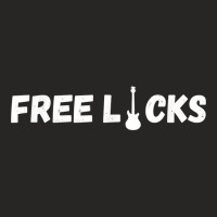 Free Licks Guitar Music Rock And Roll Musician Music Lovers T Shirt Ladies Fitted T-shirt | Artistshot