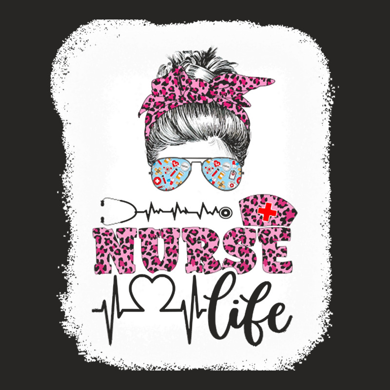 Nurse T  Shirt Nurse Life Leopard Registered Nurse, Cna, Nursing Schoo Ladies Fitted T-shirt | Artistshot