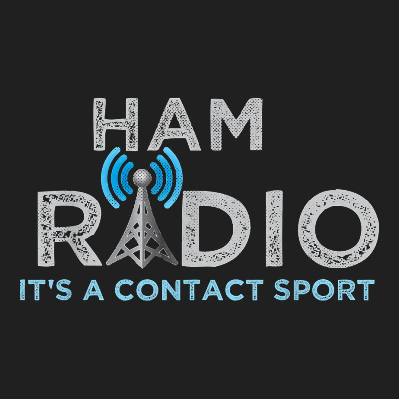 Ham Radio Its A Contact Sport Funny Ham Radio Tee T Shirt Ladies Polo Shirt by atereabag | Artistshot