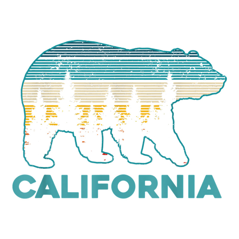 California Bear Vintage Retro Nature Hiking Souvenir Gift Shirt