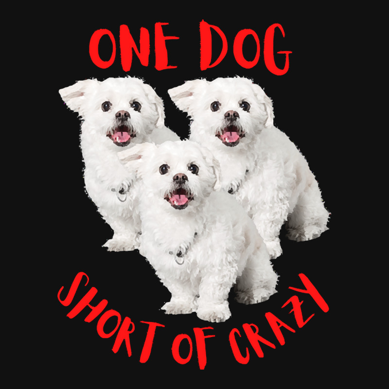 One Dog Short Of Crazy T  Shirtone Dog Short Of Crazy T  Shirt (13) Baby Bibs | Artistshot