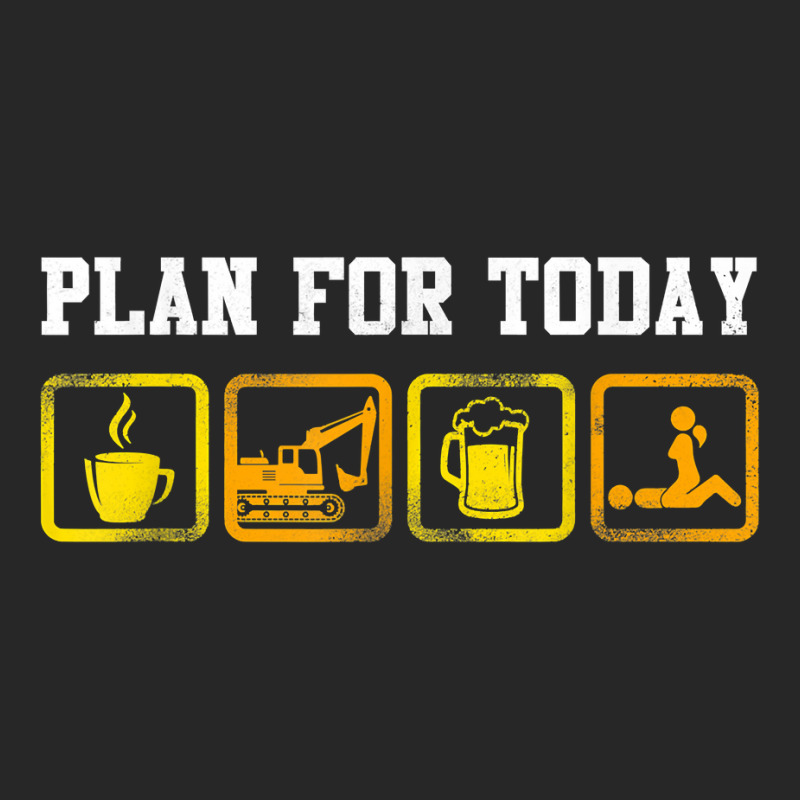 Excavator Heavy Equipment Operator Plan For Today T Shirt Women's Pajamas Set by men.adam | Artistshot