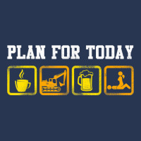 Excavator Heavy Equipment Operator Plan For Today T Shirt Ladies Denim Jacket | Artistshot