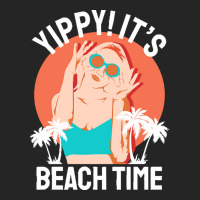 Summer 2021 T  Shirt Yippi It's Beach Time T  Shirt Unisex Hoodie | Artistshot