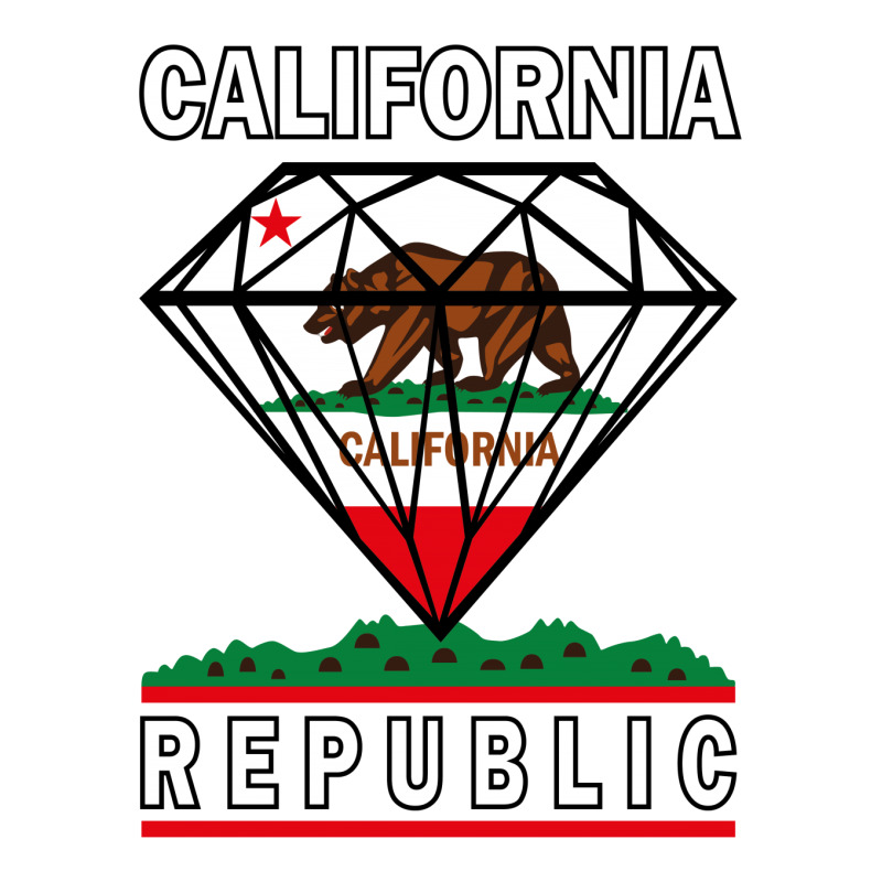 California Diamond Republic Slide Sandal | Artistshot
