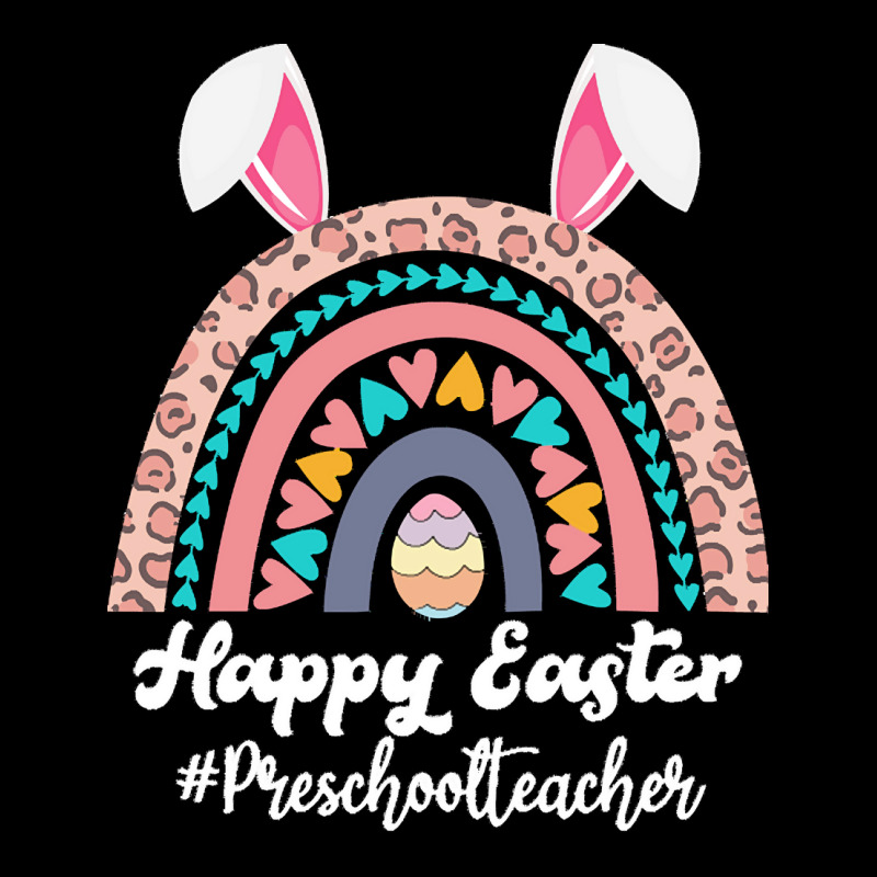 Teaching Easter Egg School Student T  Shirt Happy Easter Rainbow Leopa Pocket T-shirt | Artistshot