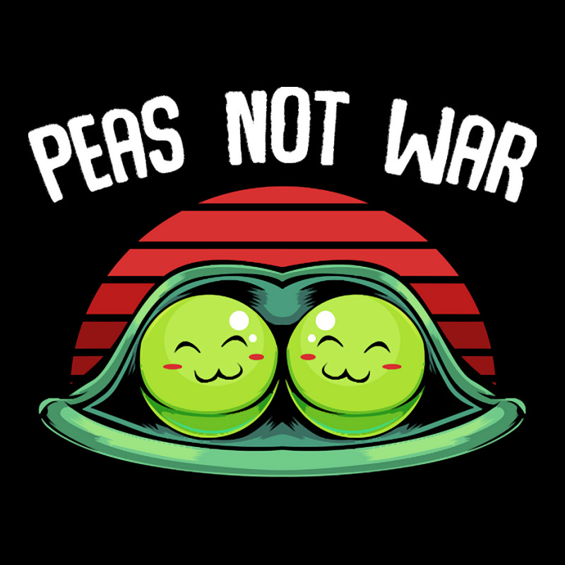 Vegetables T  Shirt Peas   Peas Not War   Cute Kawaii Pea Pun T  Shirt Fleece Short | Artistshot