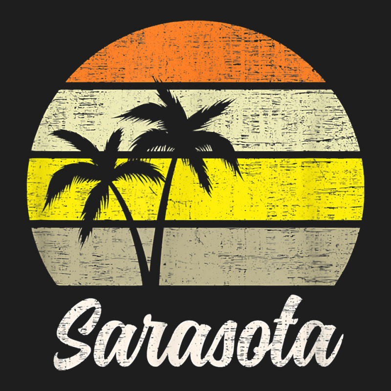 Sarasota Vintage 70s Love Florida Surf Beach Retro Sunset T Shirt Classic T-shirt by kogmor58594 | Artistshot