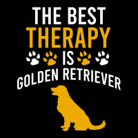 The Best Therapy Is Golden Retriever Zipper Hoodie | Artistshot