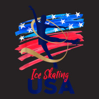 Ice Skating Dance Support The Team Tshirt Usa Flag T Shirt Vintage Cap | Artistshot