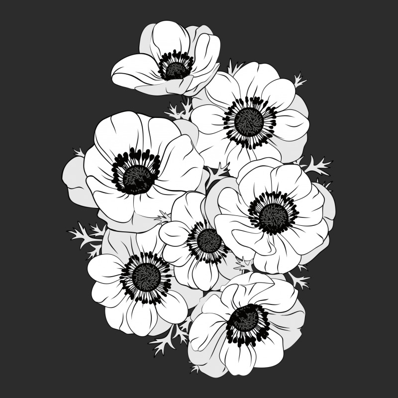 White Anemones Exclusive T-shirt by lents | Artistshot