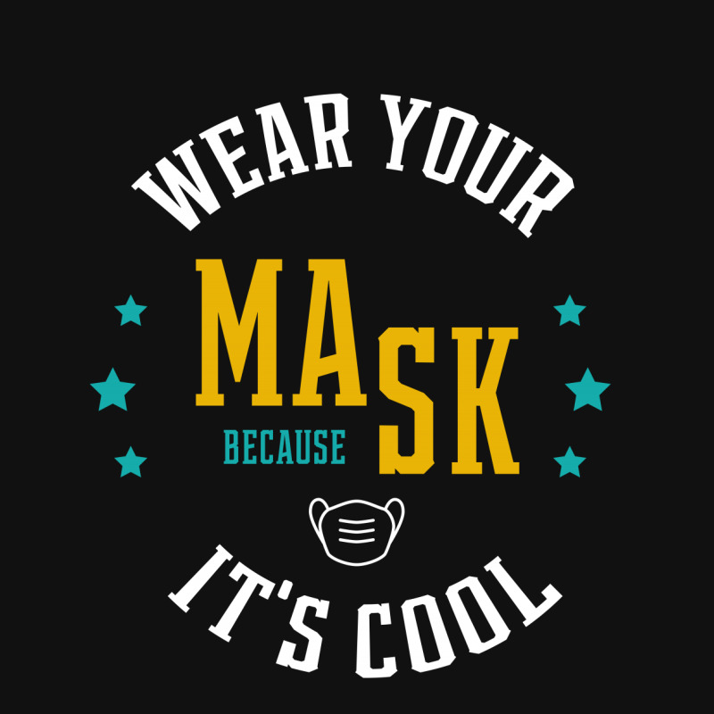 Wear Your Mask Because It's Cool - Gift Back To School Funny Baby Beanies | Artistshot